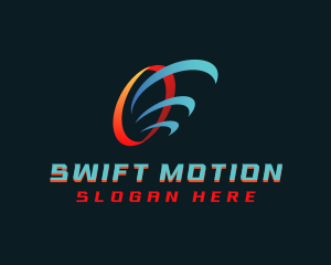 Wind Motion HVAC logo design