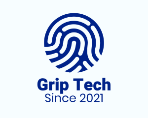 Digital Fingerprint Tech logo design