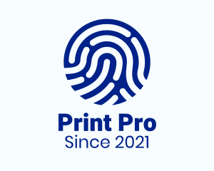 Digital Fingerprint Tech logo design