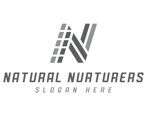 Sports Brand Athletic Letter N logo design