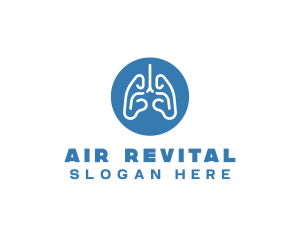 Body Respiratory Lungs logo design