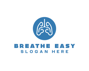 Body Respiratory Lungs logo design