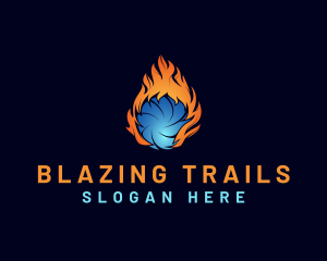 Cooling Heating Energy logo design