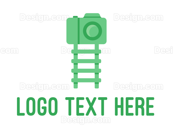 Green Kids Ladder Photography Logo