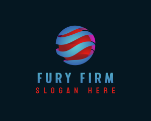  Sphere Globe Firm logo design