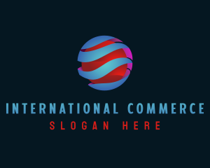  Sphere Globe Firm logo design