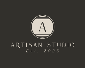 Retro Sunset Studio logo design