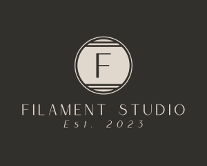 Retro Sunset Studio logo design