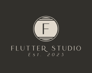 Retro Sunset Studio logo design