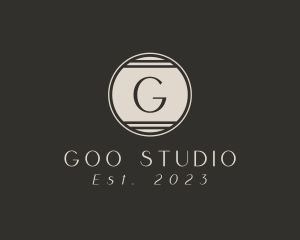 Retro Sunset Studio logo design