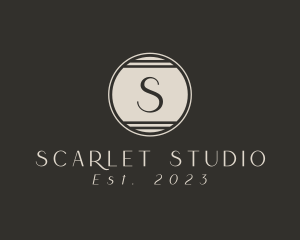 Retro Sunset Studio logo design