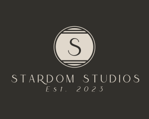 Retro Sunset Studio logo design