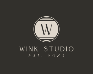 Retro Sunset Studio logo design