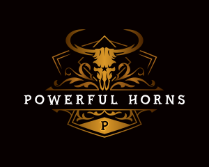 Bull Horn Ranch logo design