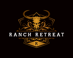 Bull Horn Ranch logo design