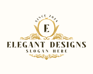 Luxury Jewelry Crest logo design