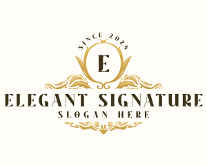 Luxury Jewelry Crest logo design