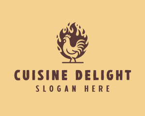 Grill Chicken Restaurant logo design