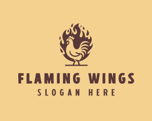 Grill Chicken Restaurant logo design