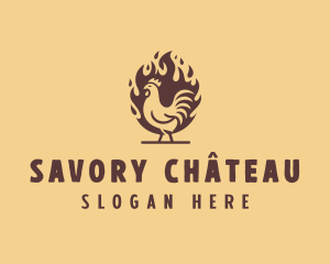 Grill Chicken Restaurant logo design