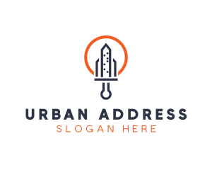 Urban City Sword  logo design