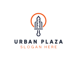 Urban City Sword  logo design