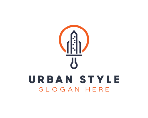 Urban City Sword  logo design