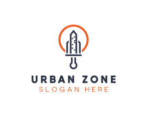 Urban City Sword  logo design