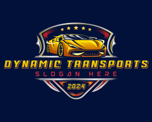 Car Racing Automotive logo design