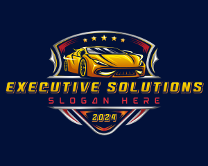 Car Racing Automotive logo design