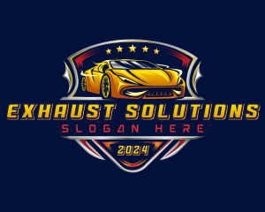 Car Racing Automotive logo design