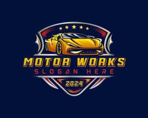 Car Racing Automotive logo