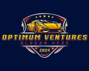 Car Racing Automotive logo design