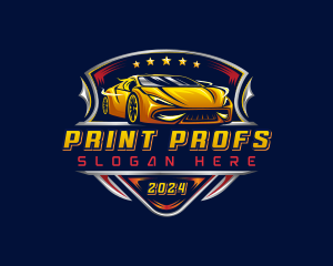 Car Racing Automotive logo design