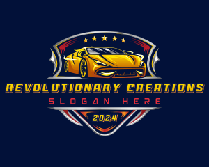 Car Racing Automotive logo design