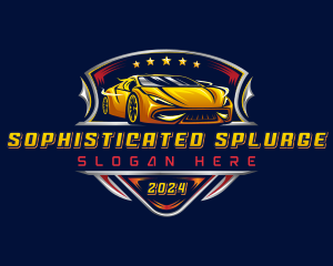 Car Racing Automotive logo design