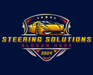 Car Racing Automotive logo design