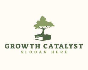 Book Tree Knowledge logo design