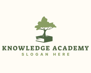 Book Tree Knowledge logo design