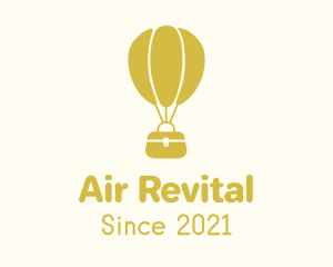 Yellow Air Balloon Bag logo design