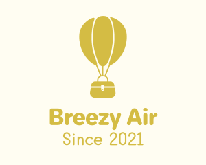 Yellow Air Balloon Bag logo design