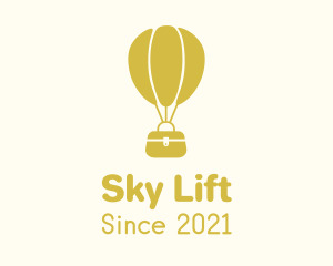 Yellow Air Balloon Bag logo design