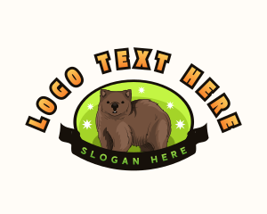 Animal Wombat Zoo logo