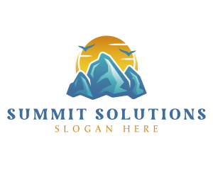 Sun Mountain Summit logo design