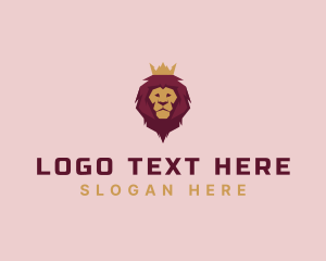 Lion - Royal Lion King logo design