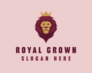 Royal Lion King logo design