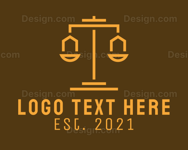 Gold Scale Law Firm Logo