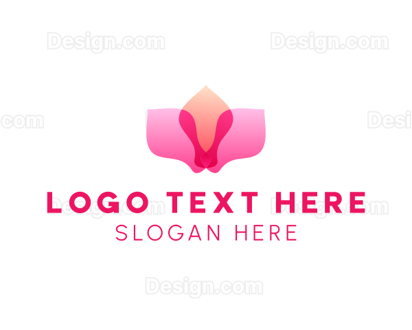 Lotus Yoga Flower Logo