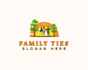 Friends Family Community logo design