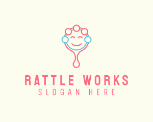 Baby Rattle Toy logo design